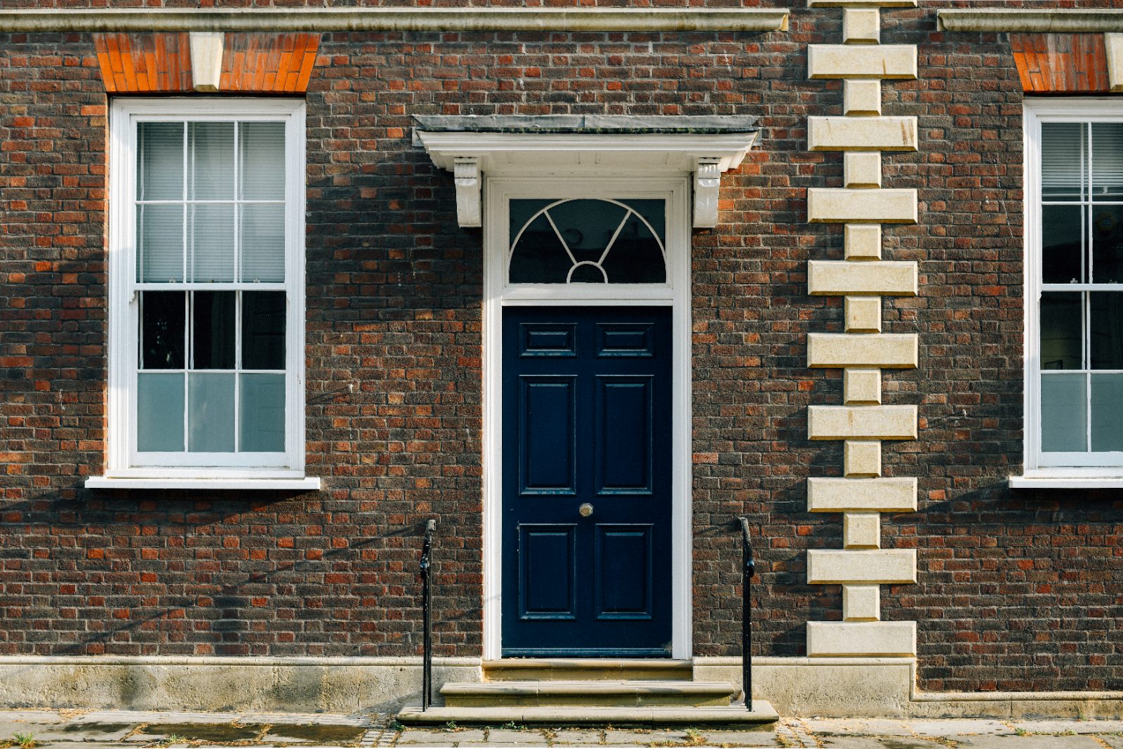British townhouse facade