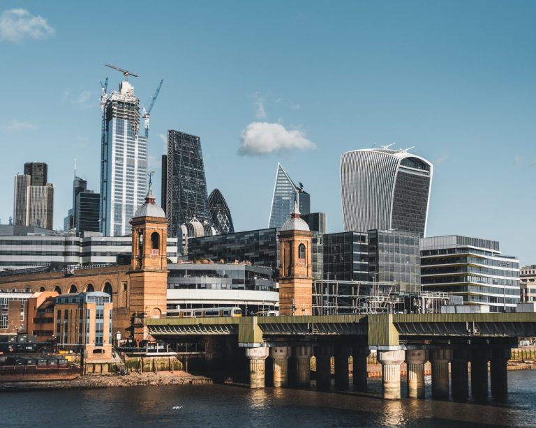 The City of London on a clear day