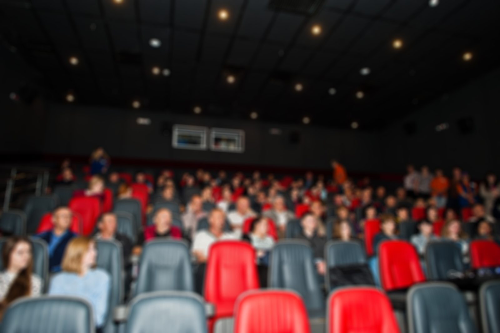 Cinema audience at a film screening